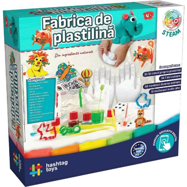 Set Fabrica de plastilina cu animale. Kit STEAM