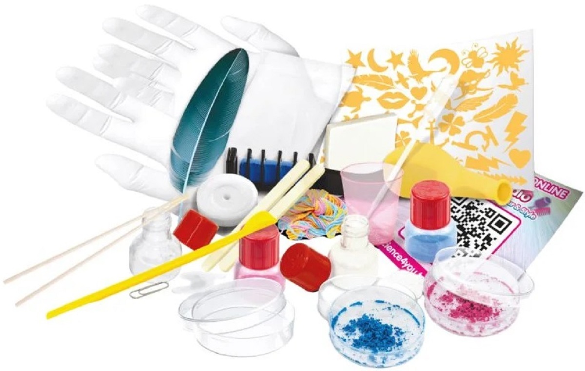 Set studio de coafura: Coloreaza si aranjeaza. Kit STEAM