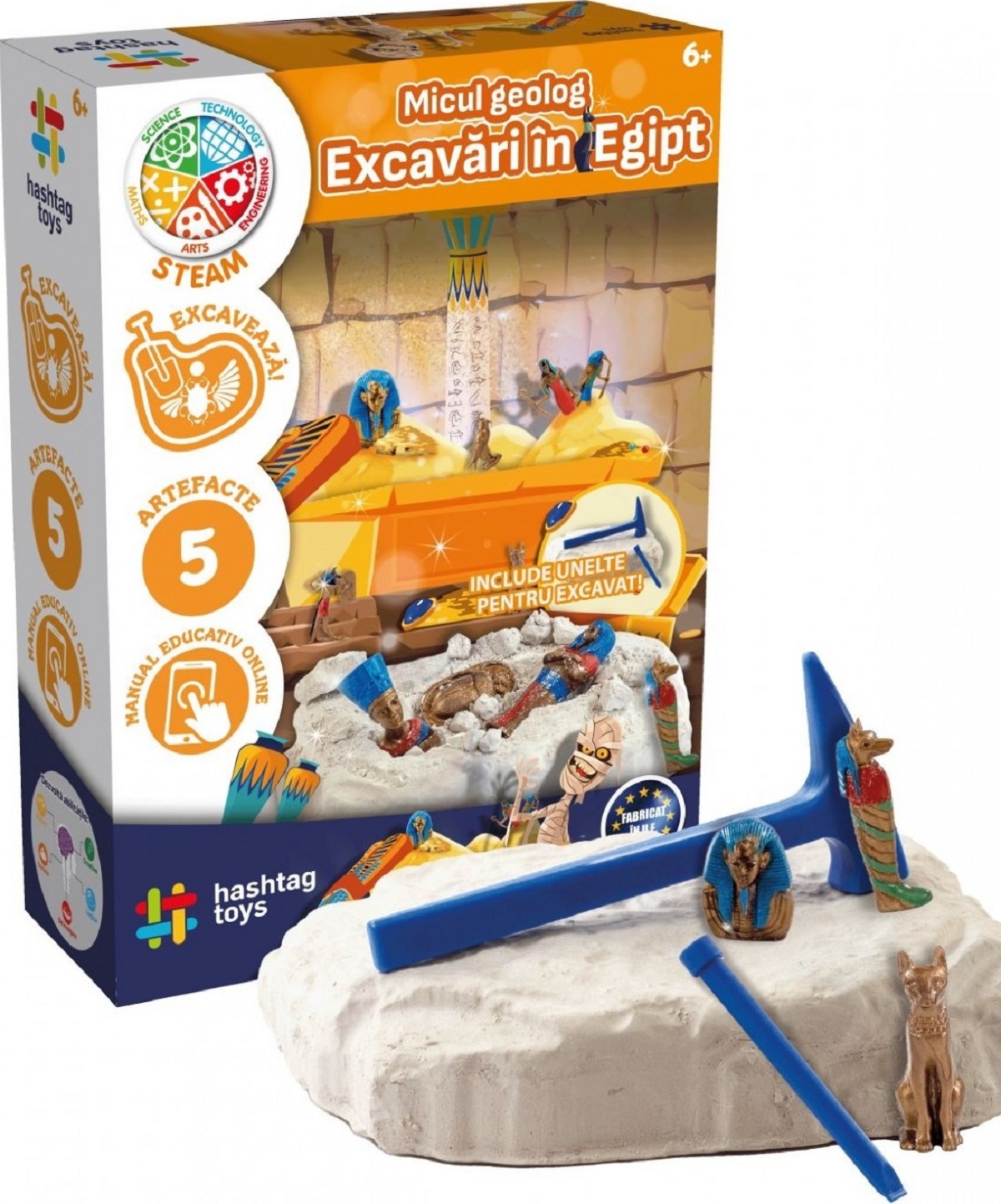 Set micul geolog: Excavari in Egipt. Kit STEAM