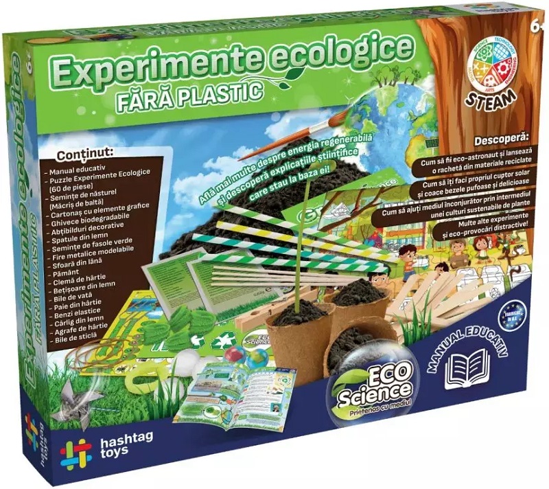 Set experimente ecologice. Kit STEAM