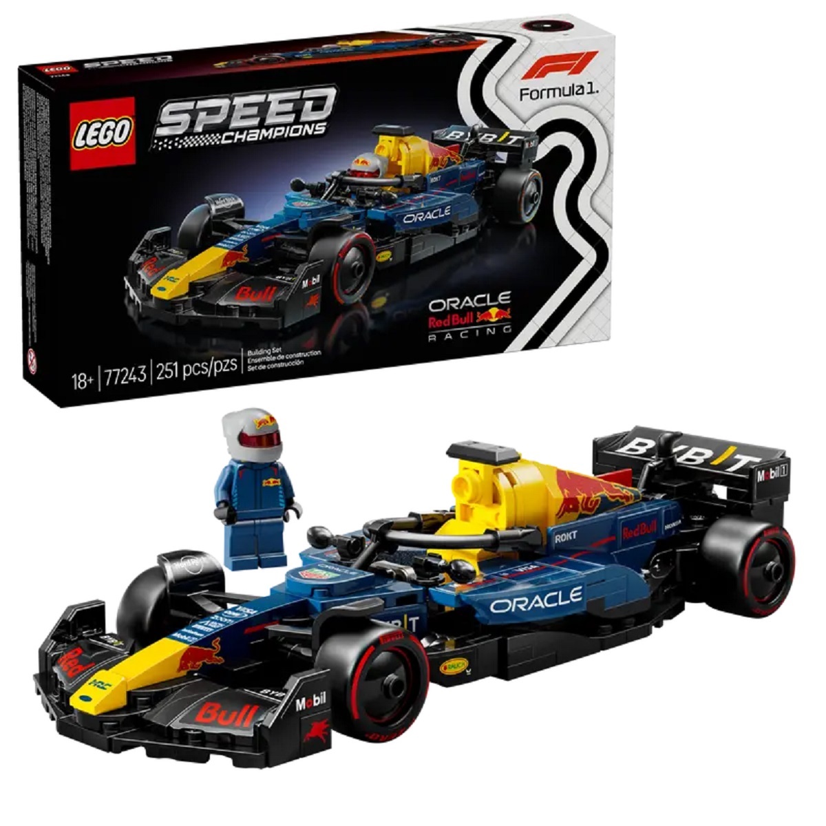 Lego Speed Champions: Masina de curse F1. Oracle Red Bull Racing