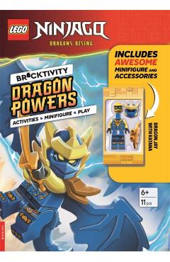 Coperta cărții 'LEGO® NINJAGO® Activity Book with Minifigure -'