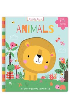 Coperta cărții 'Puzzle Pals: Animals - Rebecca Weerasekera'