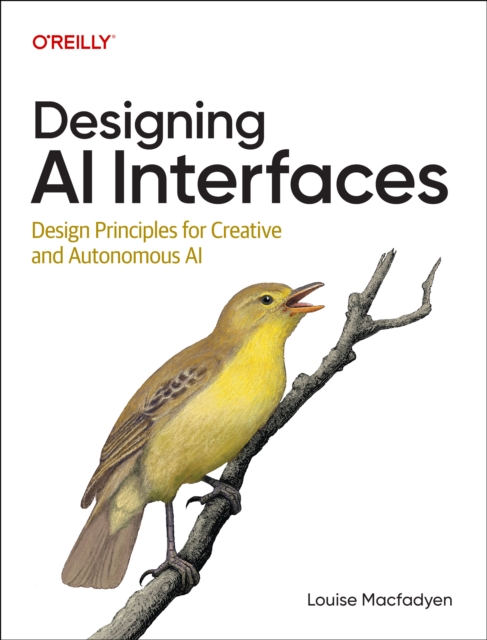 Coperta cărții 'Designing AI Interfaces - Louise Macfadyen'