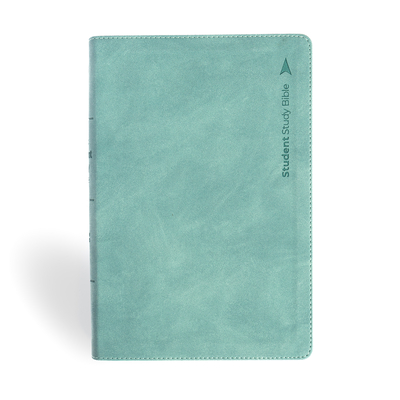 CSB Student Study Bible, Earthen Teal Suedesoft Leathertouch, Indexed - 