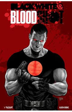 Coperta cărții 'Black, White & Bloodshot - Brian Azzarello'