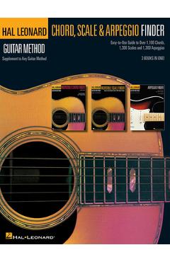 Guitar Chord, Scale & Arpeggio Finder: Easy-To-Use Guide to Over 1,100 Chords, 1,300 Scales & 1,300 Arpeggios Hal Leonard Guitar Method -
