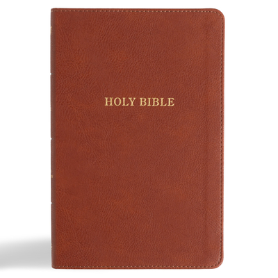 KJV Thinline Bible, Burnt Sienna Leathertouch - 