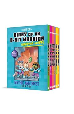 Coperta cărții 'Diary of an 8-Bit Warrior Graphic Novel Mythic Amethyst Box Set -'