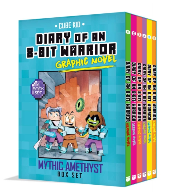 Coperta cărții 'Diary of an 8-Bit Warrior Graphic Novel Mythic Amethyst Box Set -'