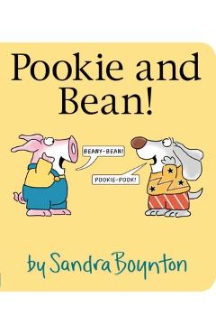 Coperta cărții 'Pookie and Bean! - Sandra Boynton'