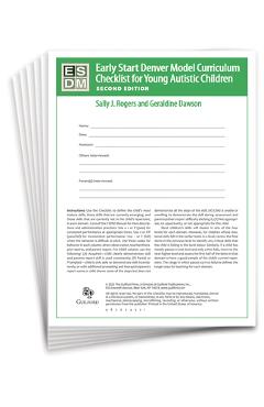 Poza produsului Early Start Denver Model Curriculum Checklist for Infants and Young Autistic Children - Sally J. Rogers