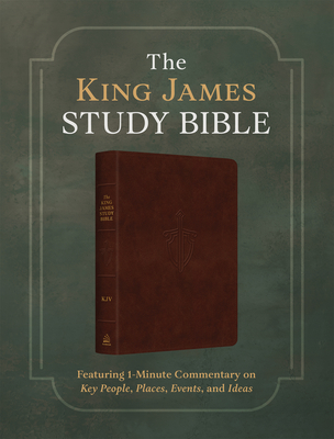 The King James Study Bible: Featuring 1-Minute Commentary on Key People, Places, Events, and Ideas [Men's Cover] - 
