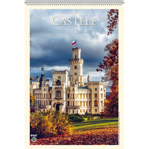 Calendar perete 2026: Castele