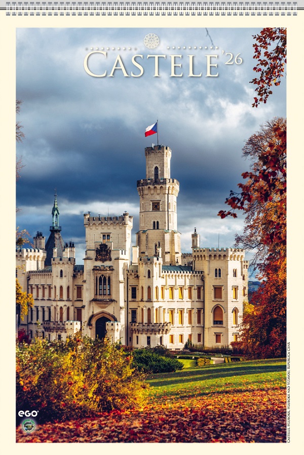 Calendar perete 2026: Castele
