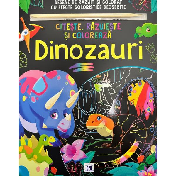 Citeste, razuieste si coloreaza: Dinozauri