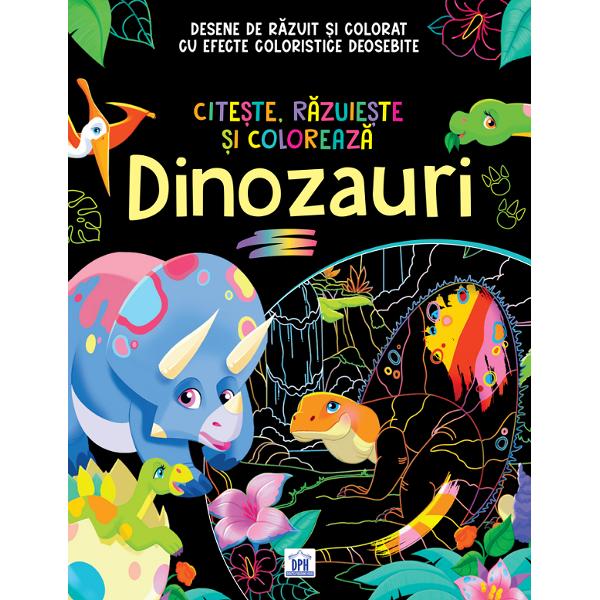 Citeste, razuieste si coloreaza: Dinozauri