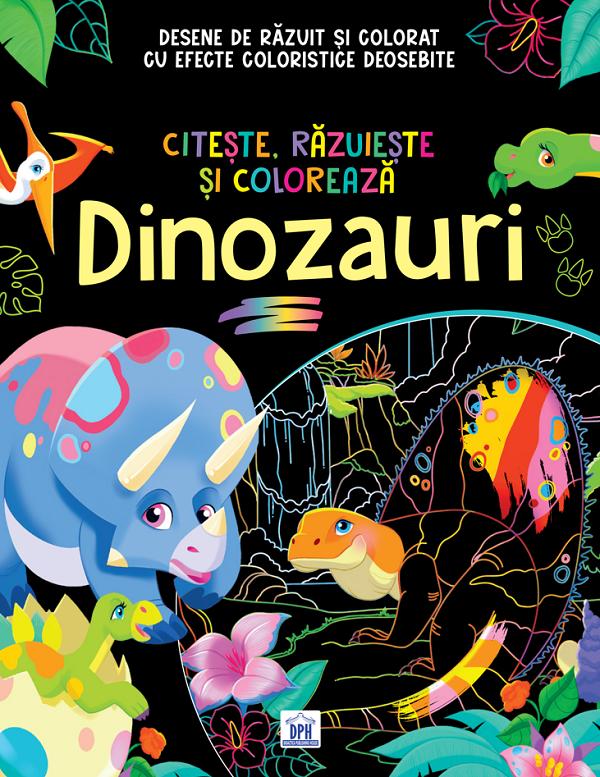 Citeste, razuieste si coloreaza: Dinozauri
