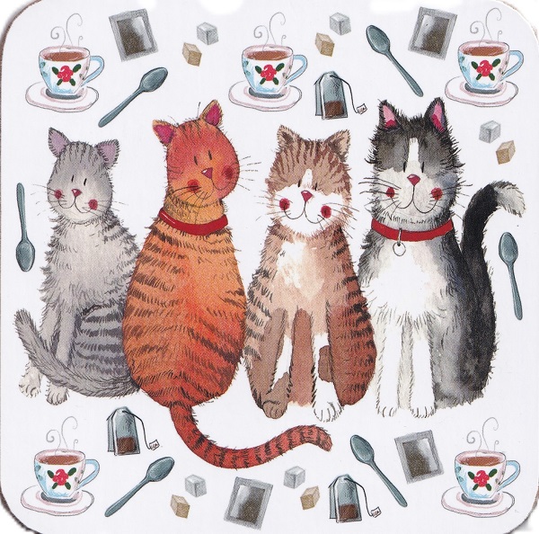 Suport pahar: Cats & Tea