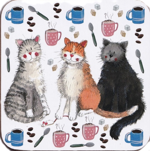 Suport pahar: Cats & Coffee