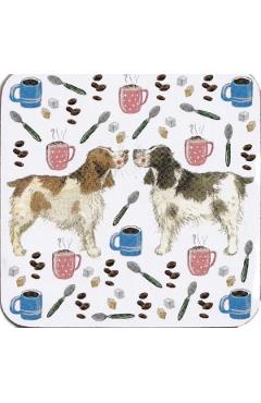 Poza produsului Suport pahar: Dogs & Coffee