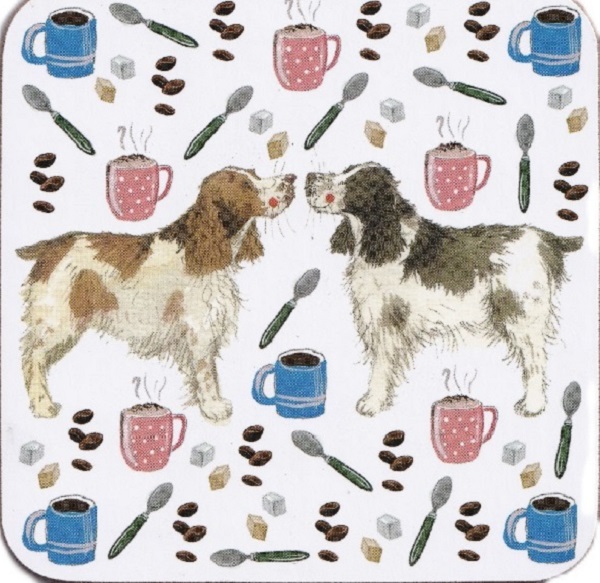 Suport pahar: Dogs & Coffee