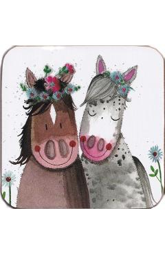 Poza produsului Suport pahar: Horses