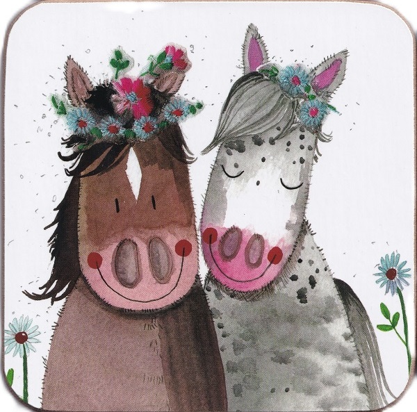 Suport pahar: Horses