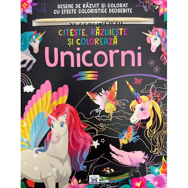 Citeste, razuieste si coloreaza: Unicorni