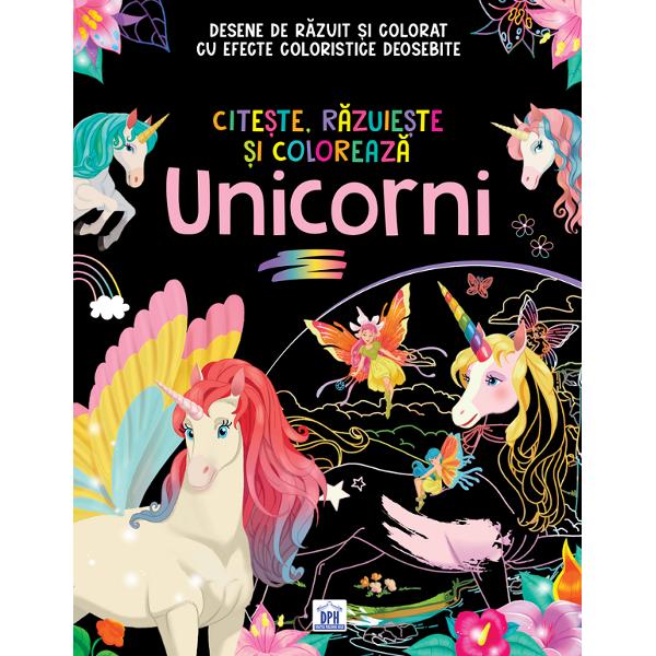 Citeste, razuieste si coloreaza: Unicorni