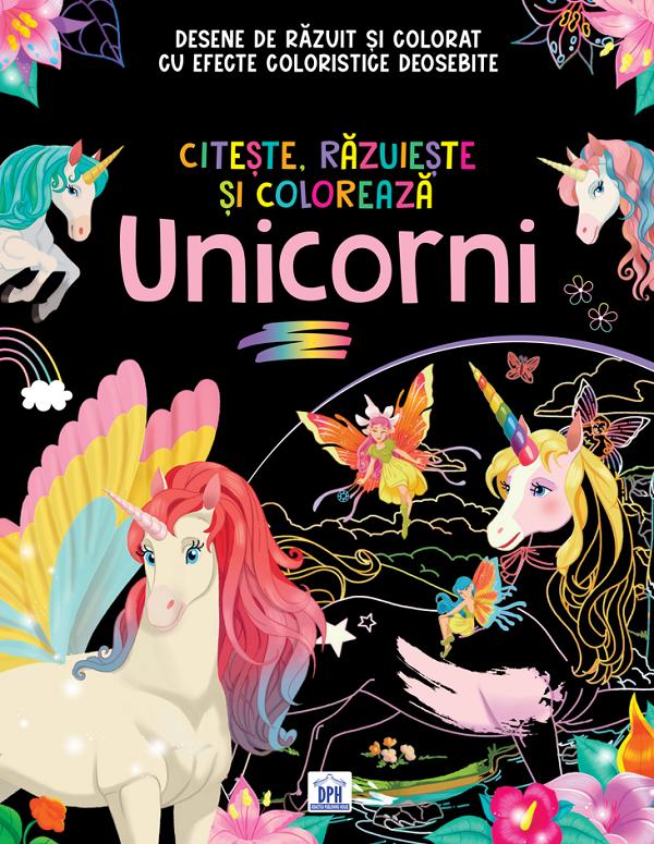 Citeste, razuieste si coloreaza: Unicorni