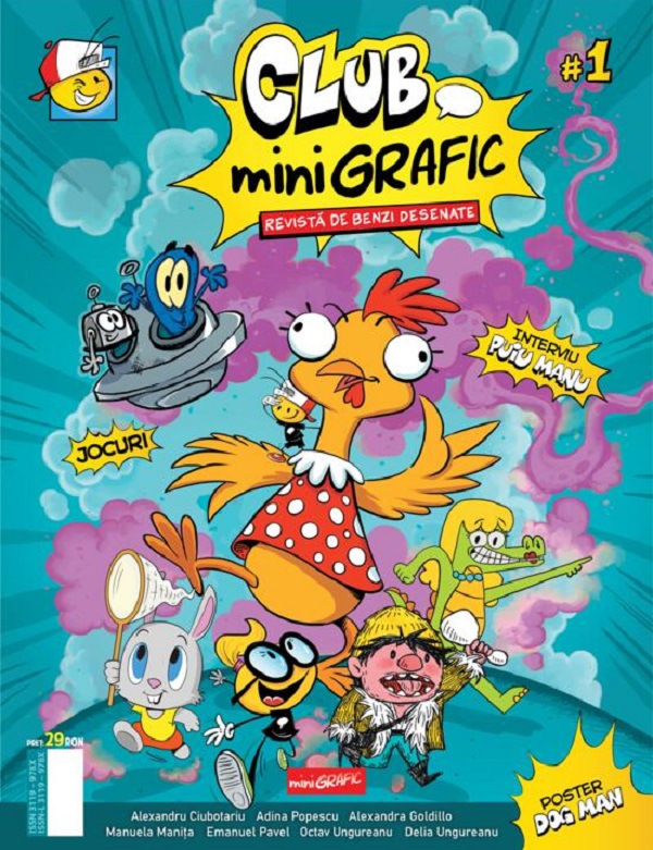 Revista de benzi desenate. Club Minigrafic nr.1 