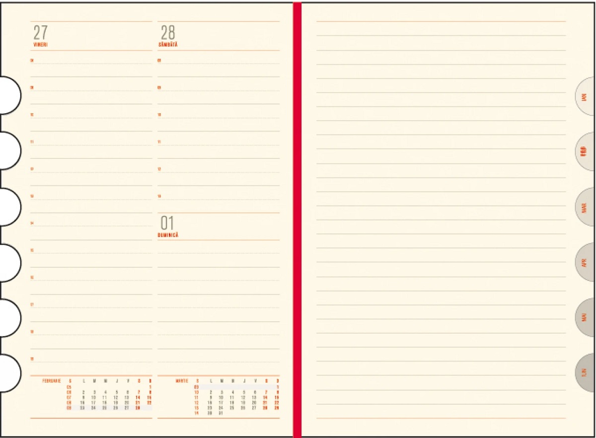 Agenda zilnica 2026 A5: Negru. Office Ego