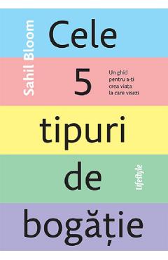 Coperta cărții 'Cele 5 tipuri de bogăție - Sahil Bloom'