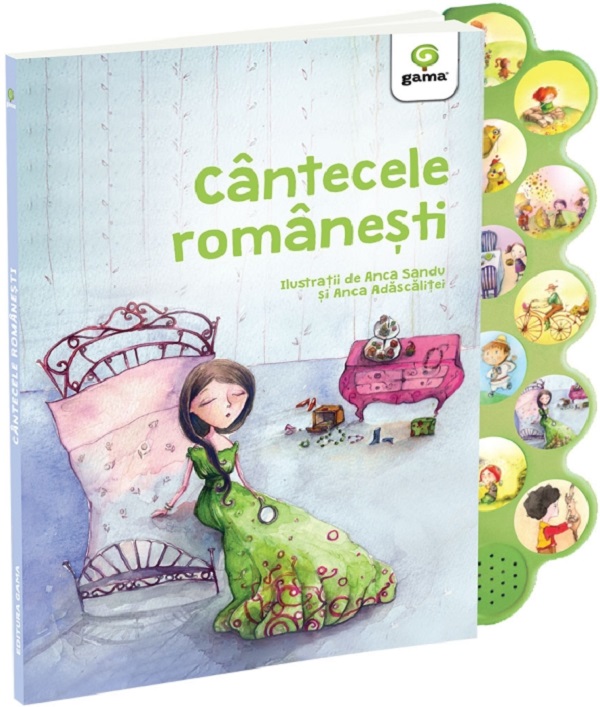 Cantecele romanesti. Carte cu sunete