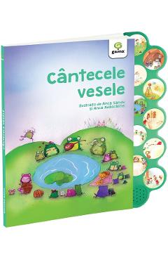 Cantecele vesele. Carte cu sunete
