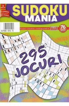 Coperta cărții 'Sudoku Mania Nr.76 din 2025'