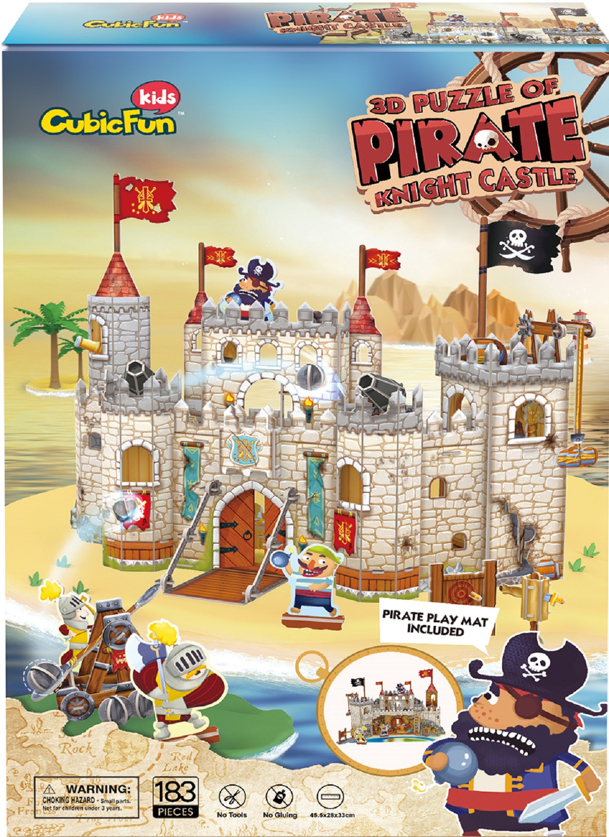 Puzzle 3D. Castelul piratilor
