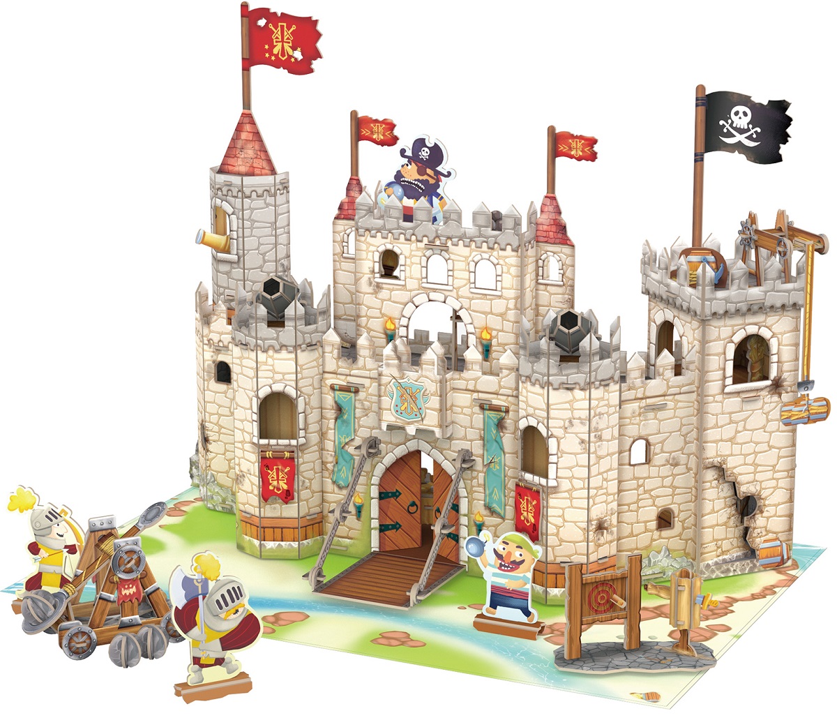 Puzzle 3D. Castelul piratilor