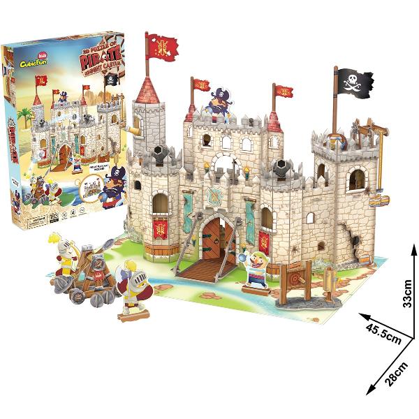 Puzzle 3D. Castelul piratilor