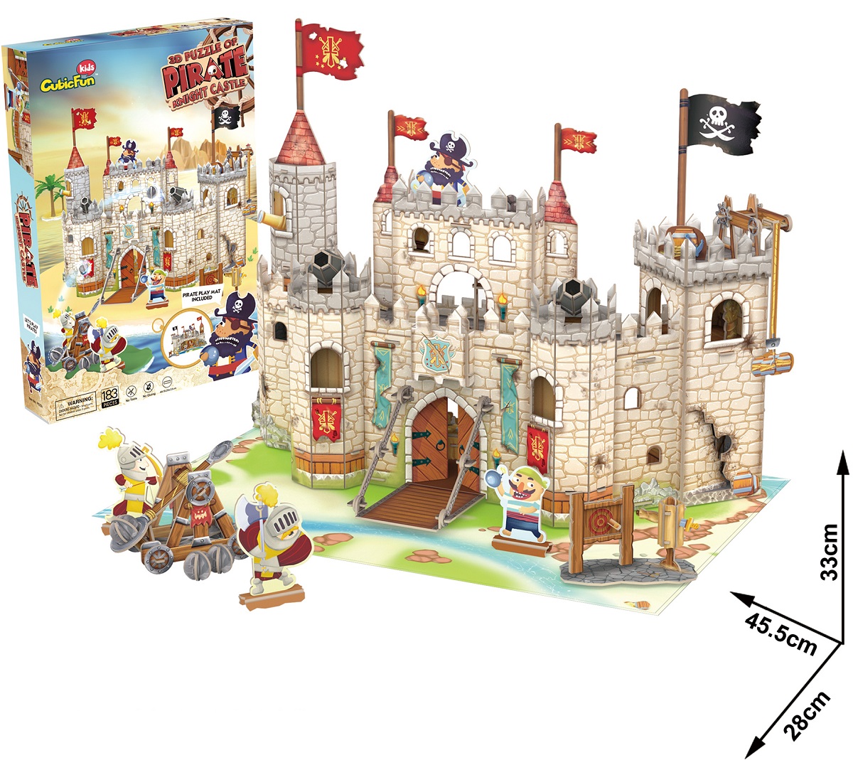 Puzzle 3D. Castelul piratilor