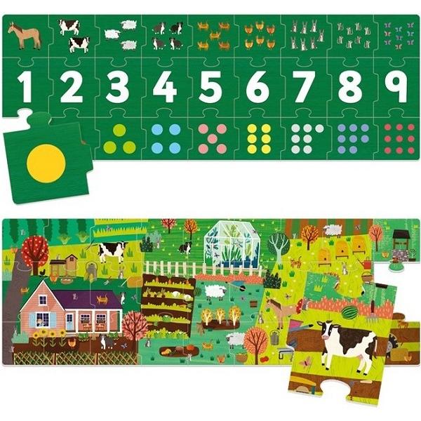 Puzzle: Sa invatam numerele de la 1 la 9