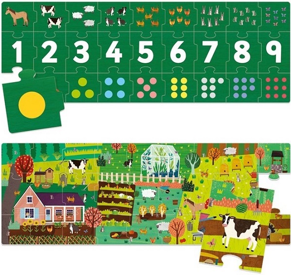 Puzzle: Sa invatam numerele de la 1 la 9