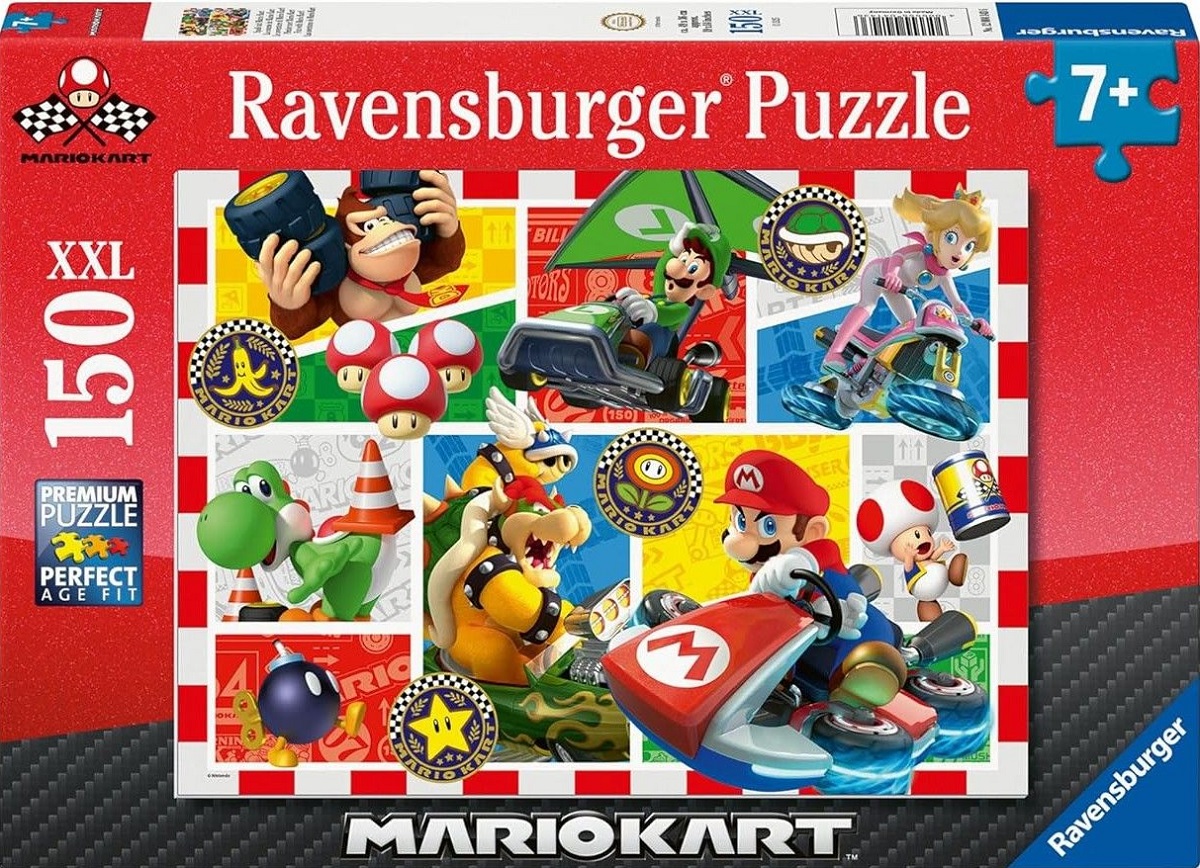 Puzzle 150. Super Mario si kart