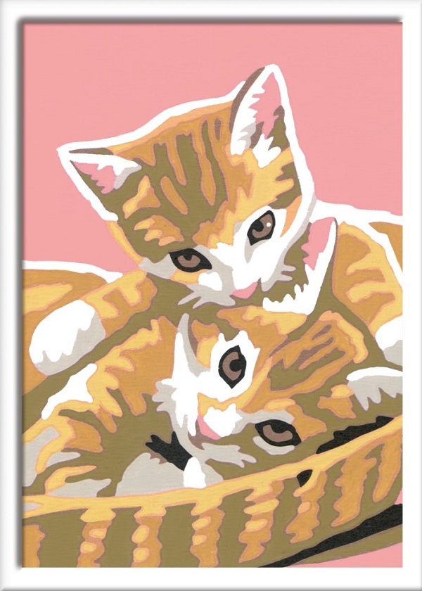 Pictura pe numere: Pisicute dragalase