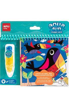 Poza produsului Carte de colorat Aqua Fun Magic Pen: Tucano