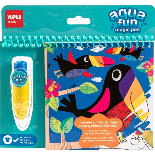 Carte de colorat Aqua Fun Magic Pen: Tucano