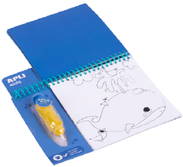 Carte de colorat Aqua Fun Magic Pen: Animale marine