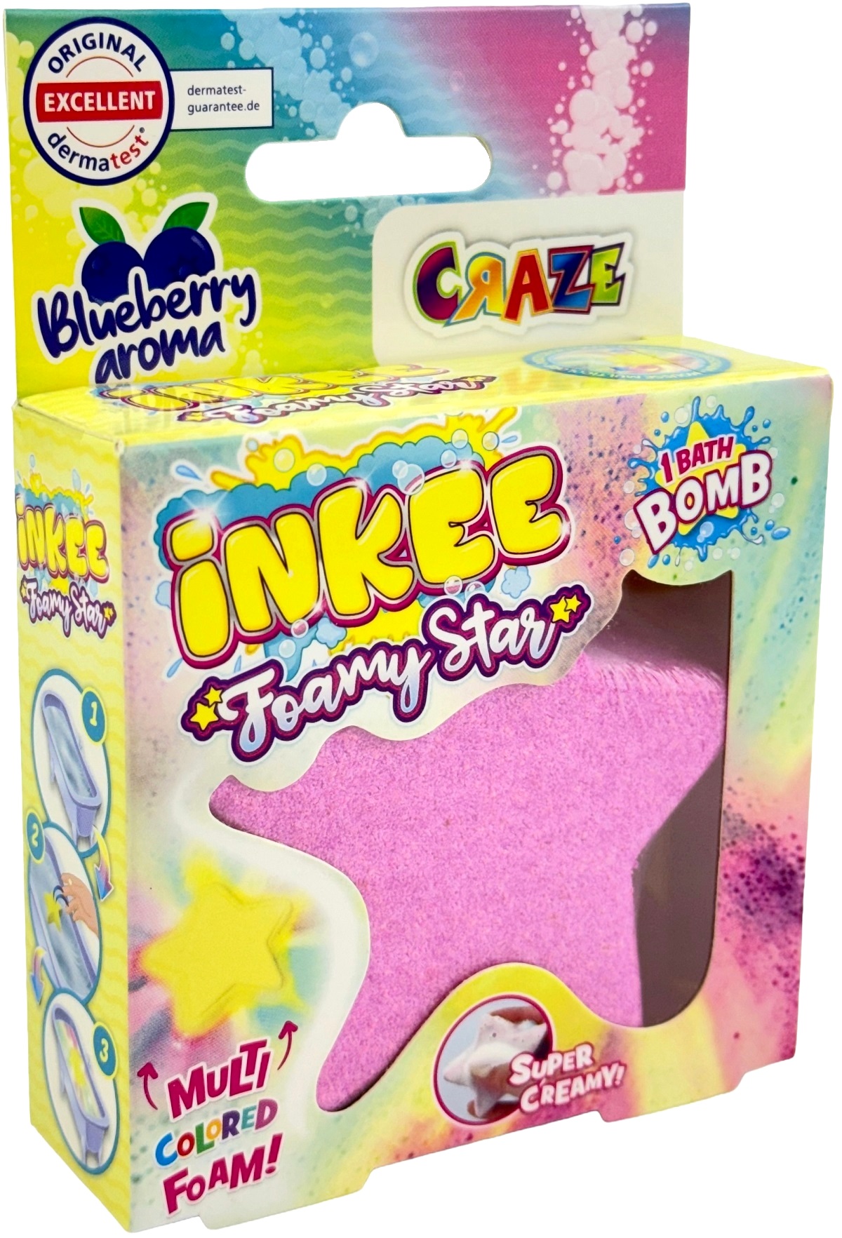 Stea roz efervescenta. Inkee