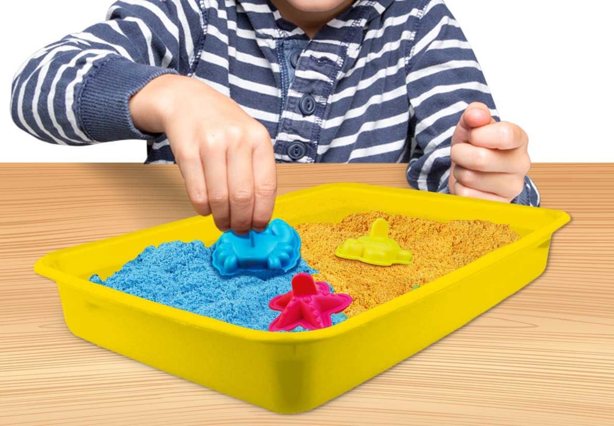 Nisip kinetic: Set cu forme marine